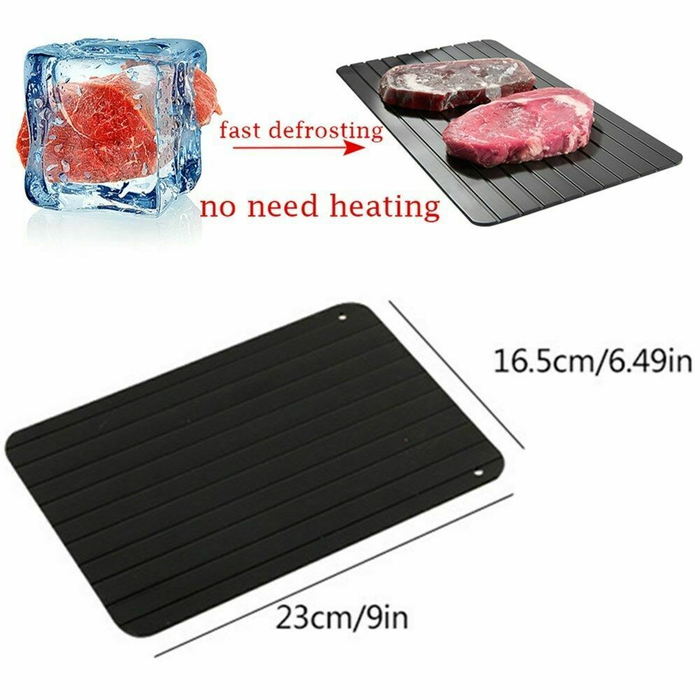 Rapid Defrosting Tray – Aluminum Thaw Plate for Frozen Meat