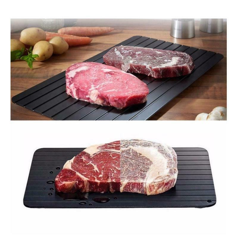 Rapid Defrosting Tray – Aluminum Thaw Plate for Frozen Meat