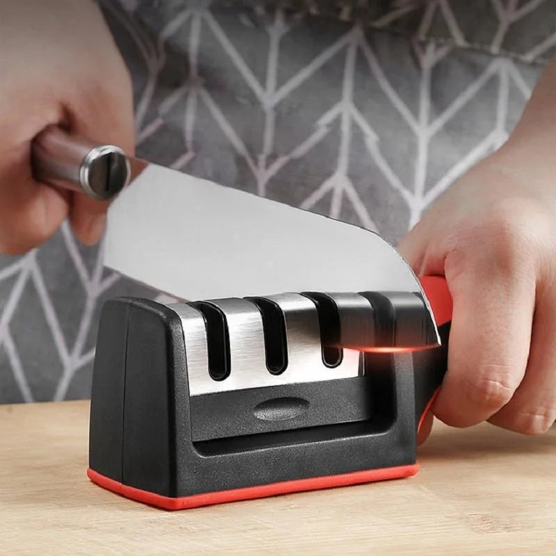 3-Stage Knife Sharpener Set | Diamond & Ceramic Rods for Kitchen & Outdoor Knives
