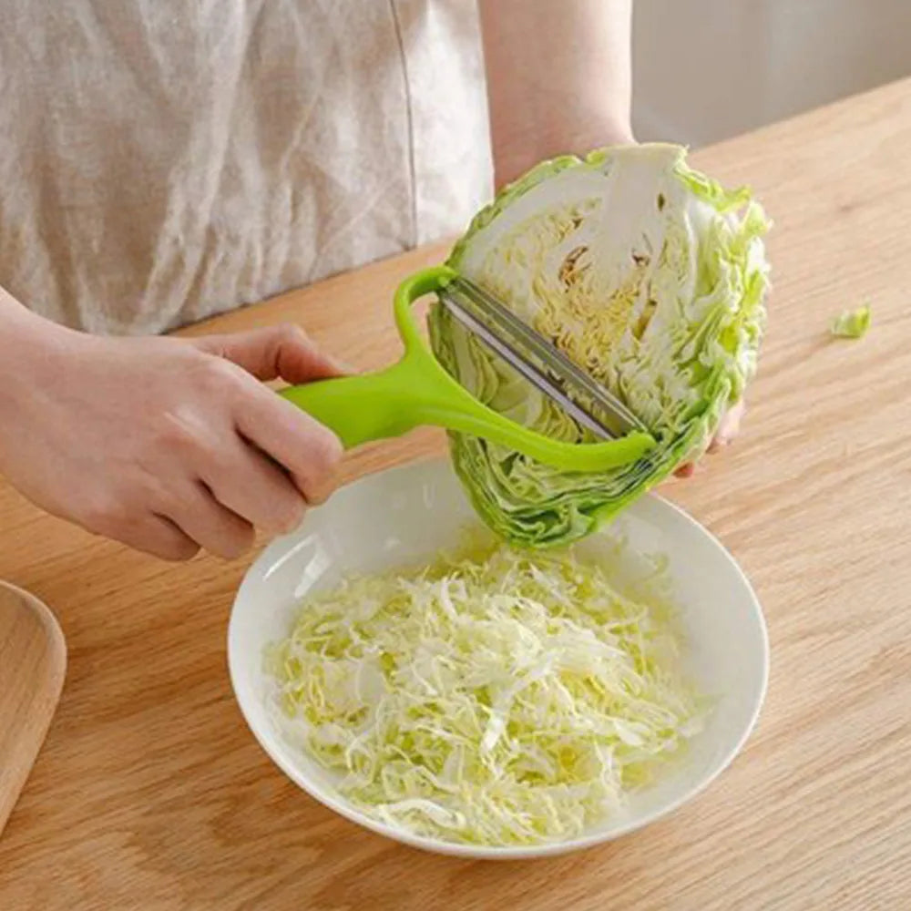 Stainless Steel Vegetable Slicer & Cabbage Shredder