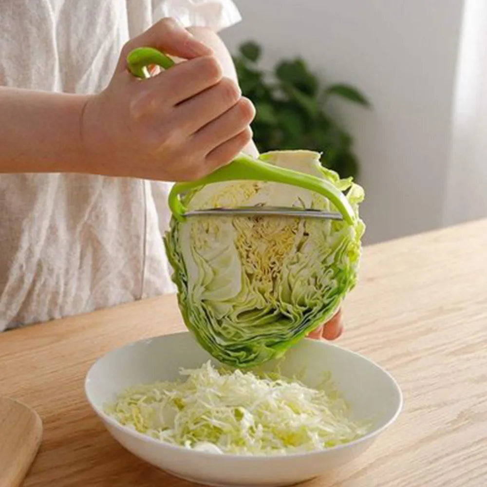 Stainless Steel Vegetable Slicer & Cabbage Shredder