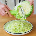 Stainless Steel Vegetable Slicer & Cabbage Shredder