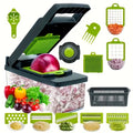 14-in-1 Vegetable Chopper & Food Dicer – Onion Slicer, Grater & Kitchen Cutter All-in-One Tool