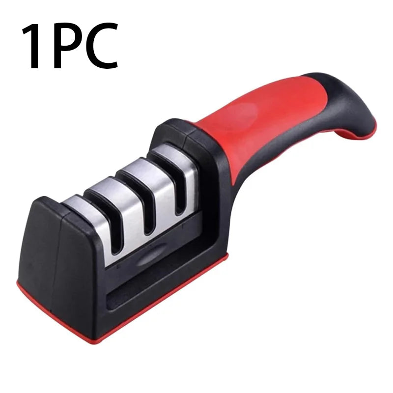 3-Stage Knife Sharpener Set | Diamond & Ceramic Rods for Kitchen & Outdoor Knives