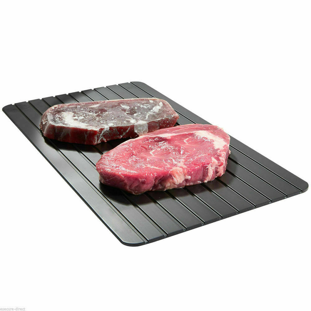Rapid Defrosting Tray – Aluminum Thaw Plate for Frozen Meat